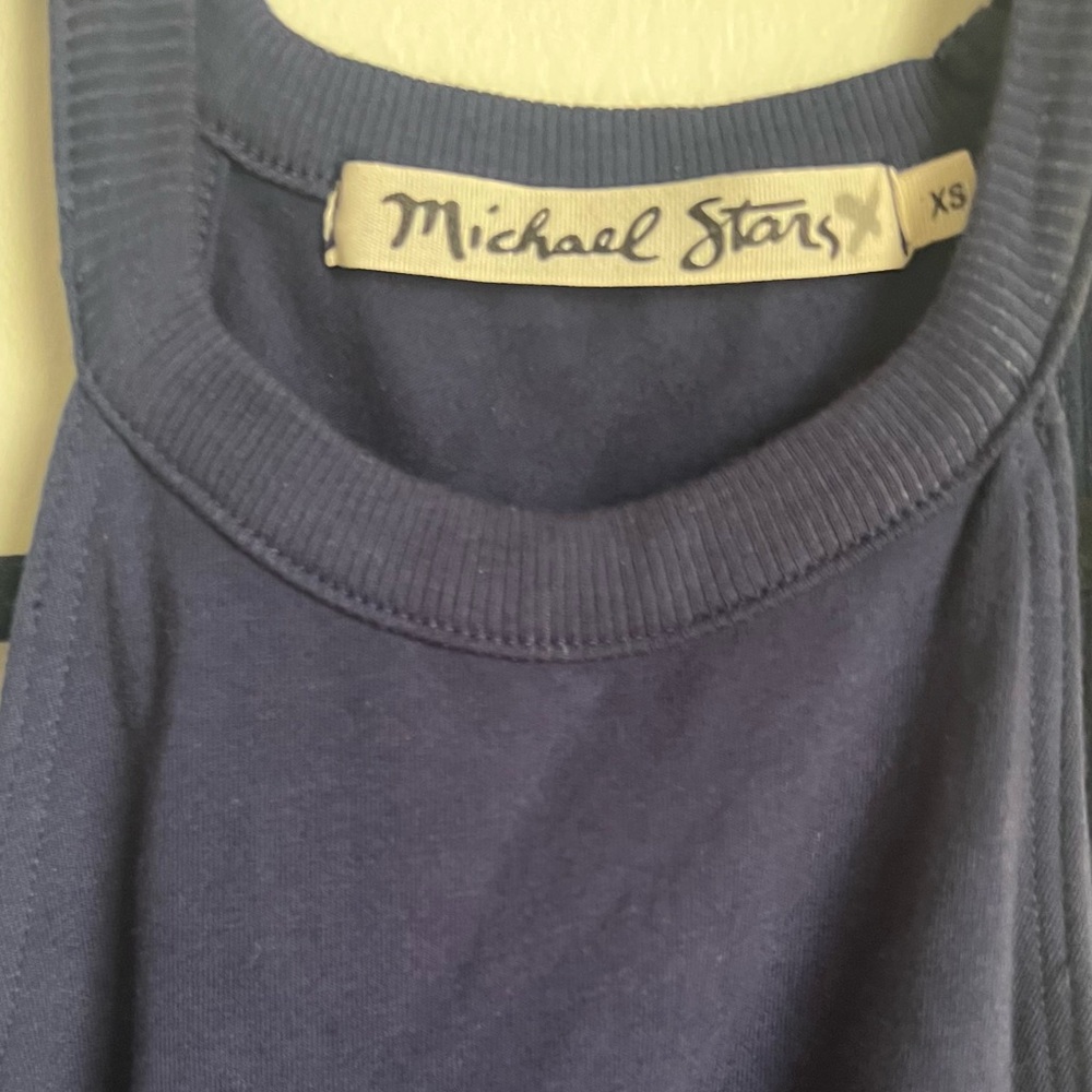 Michael Stars ⭐️💙⭐️ Navy Midi Dress - Picture 3 of 6